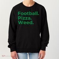 Football Pizza Weed Women's Sweatshirt thumb 0