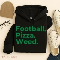 Football Pizza Weed Hoodie thumb 4