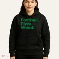 Football Pizza Weed Hoodie thumb 5