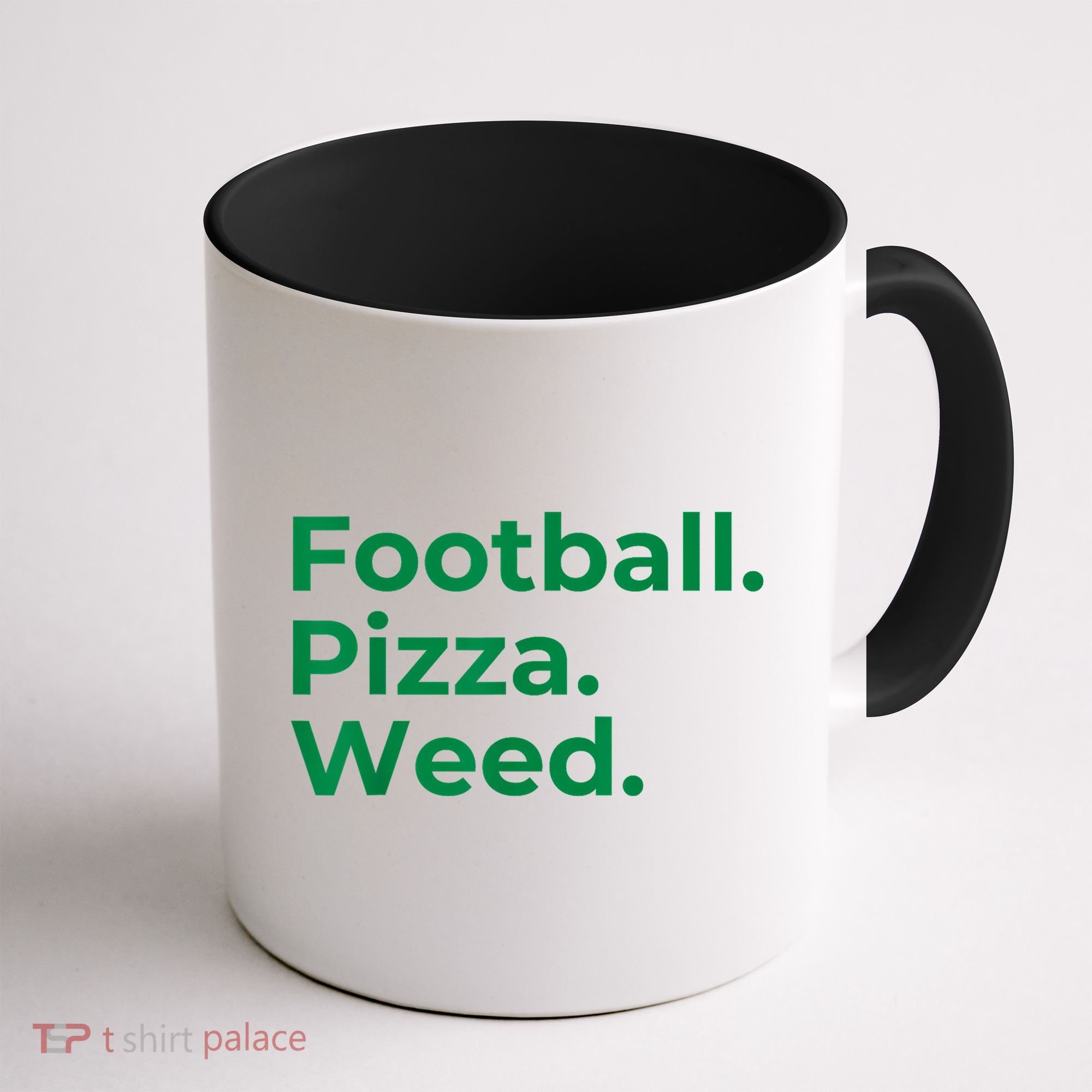 Football Pizza Weed Coffee Mug