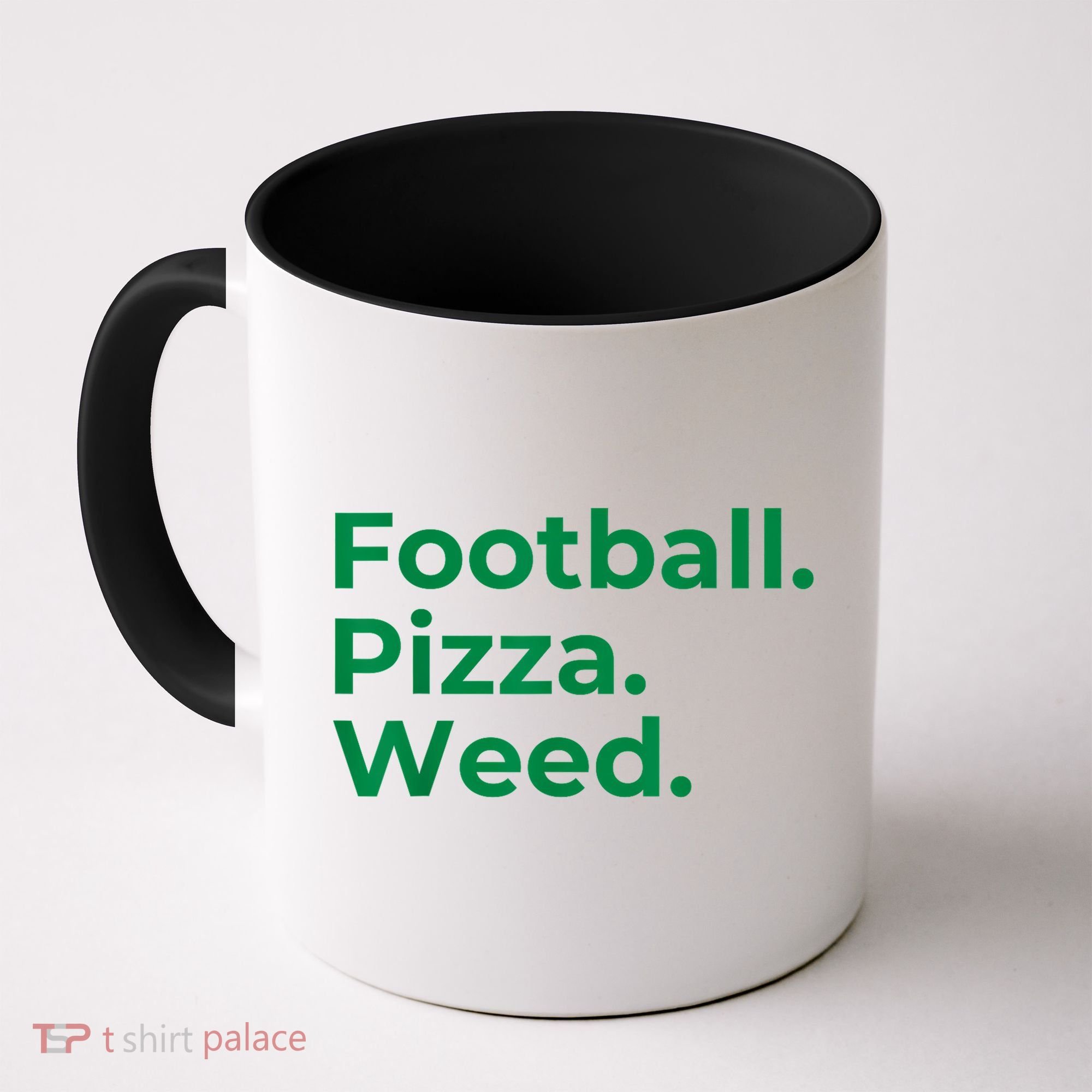 Football Pizza Weed Coffee Mug