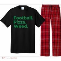 Football Pizza Weed Pajama Set thumb 0