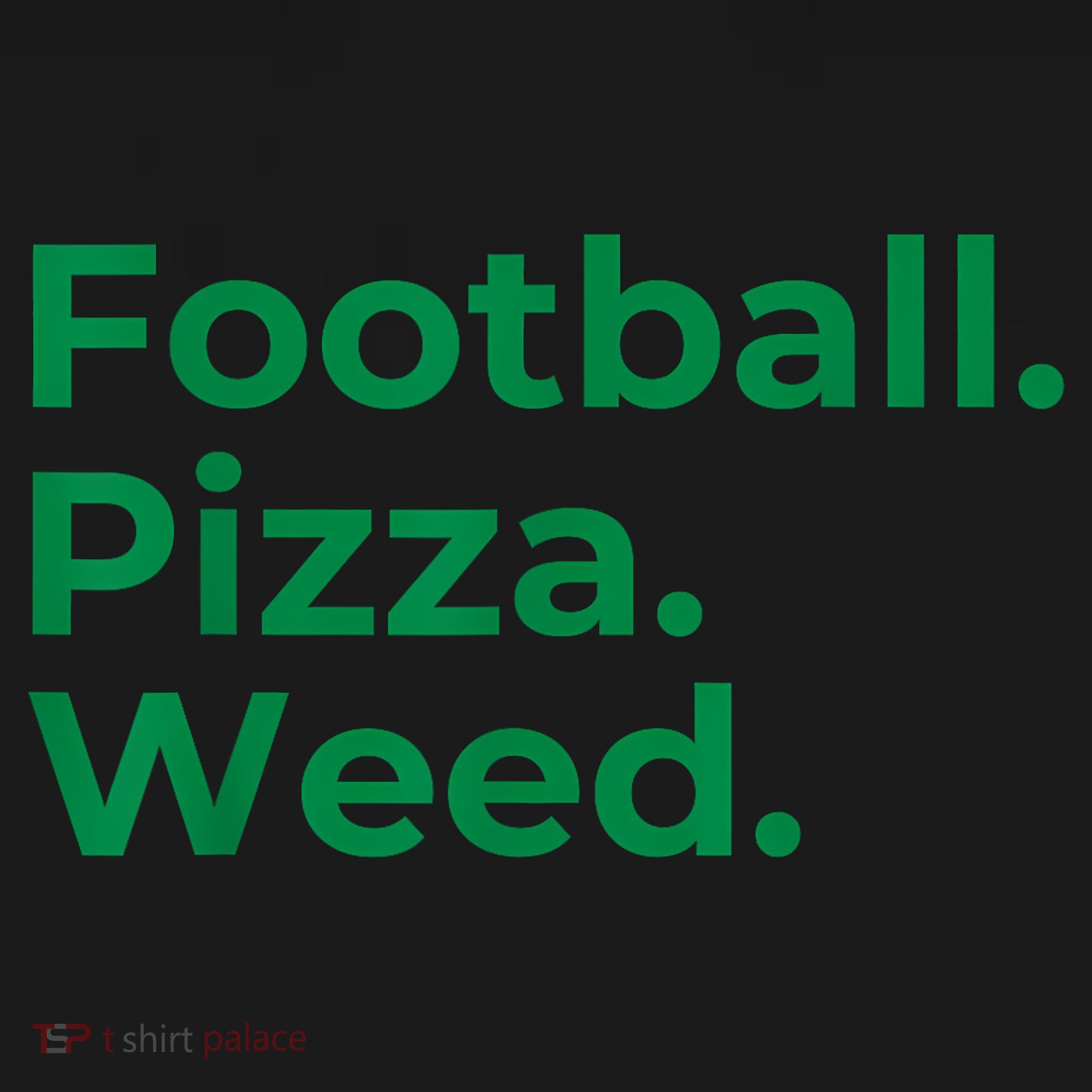 Football Pizza Weed Pajama Set