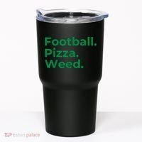 Football Pizza Weed Tumbler thumb 0
