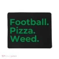 Football Pizza Weed Mousepad thumb 0