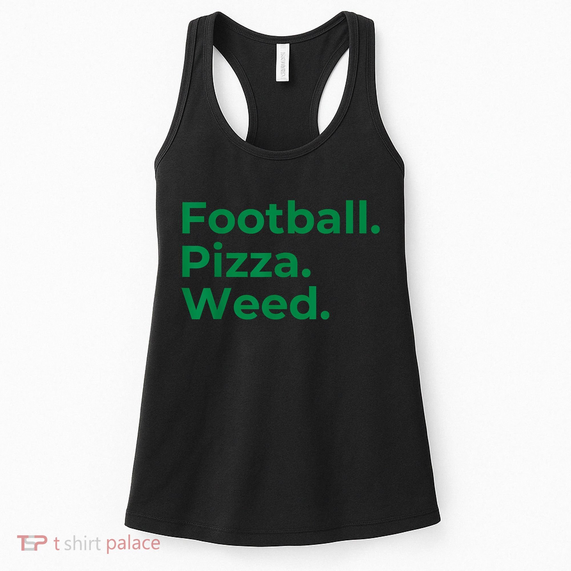 Football Pizza Weed Women's Tank Top