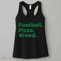 Football Pizza Weed Women's Tank Top thumb 3