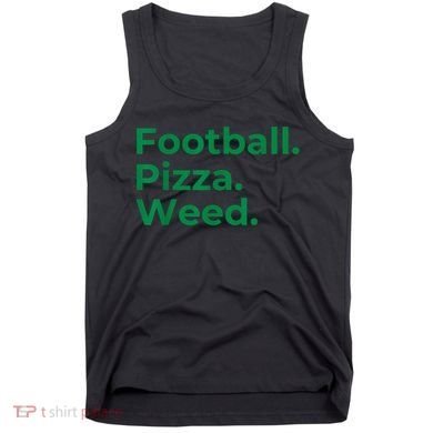 Football Pizza Weed Tank Top