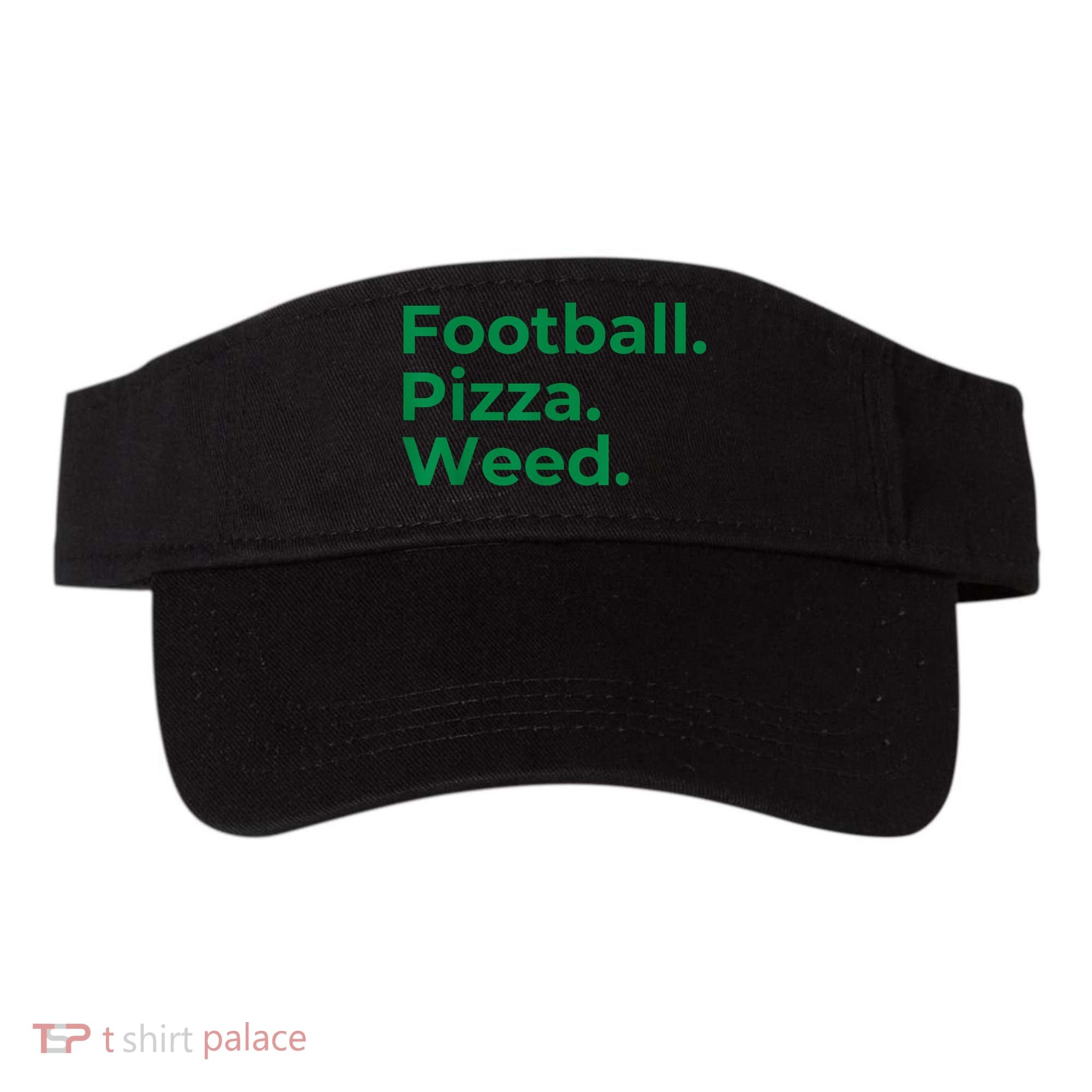 Football Pizza Weed Visor