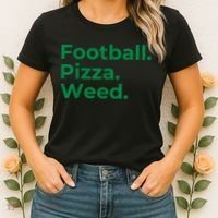 Football Pizza Weed Women's T-Shirt thumb 2