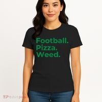 Football Pizza Weed Women's T-Shirt thumb 4