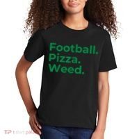 Football Pizza Weed Kids T-Shirt thumb 2