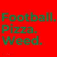 Football Pizza Weed Santa Hat thumb 1