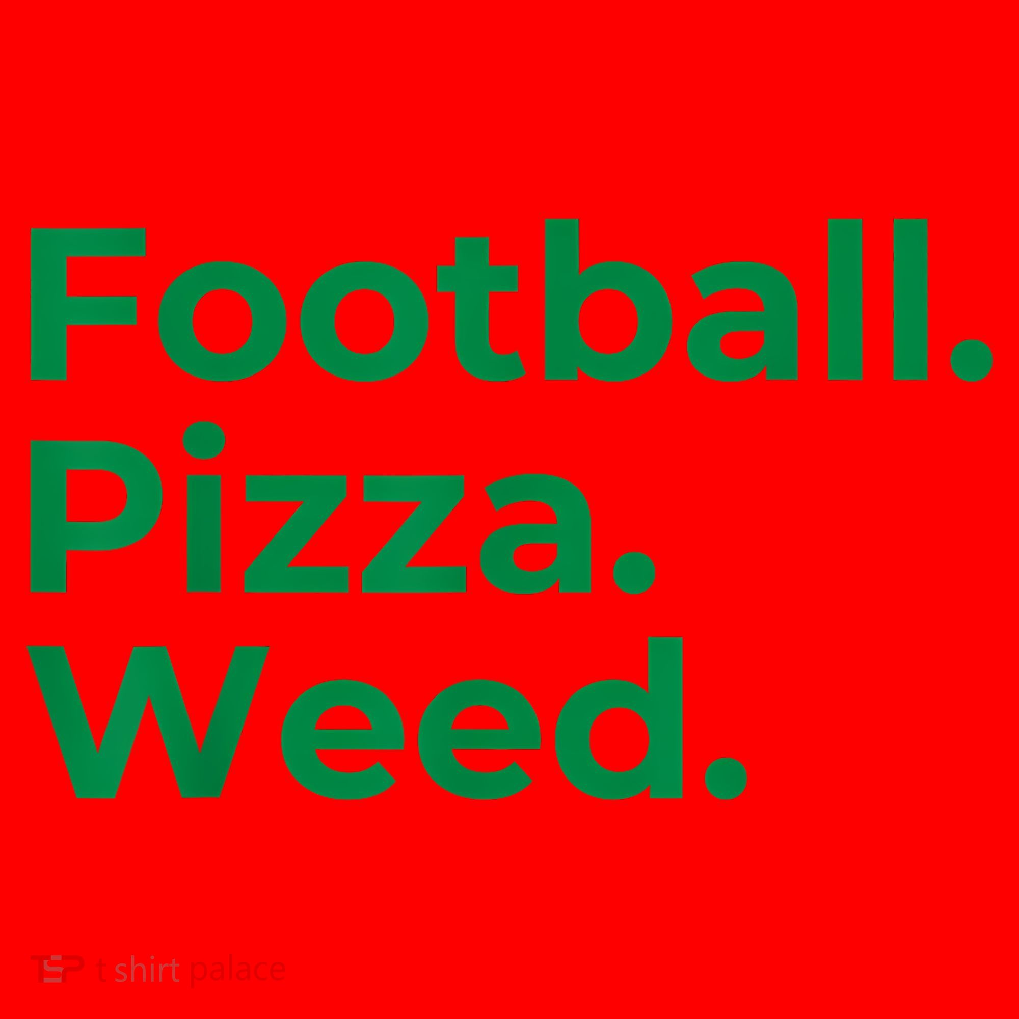 Football Pizza Weed Santa Hat