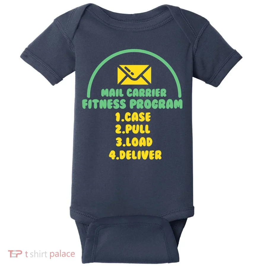 Funny Postal Worker Outfit for a Mailman Baby Bodysuit