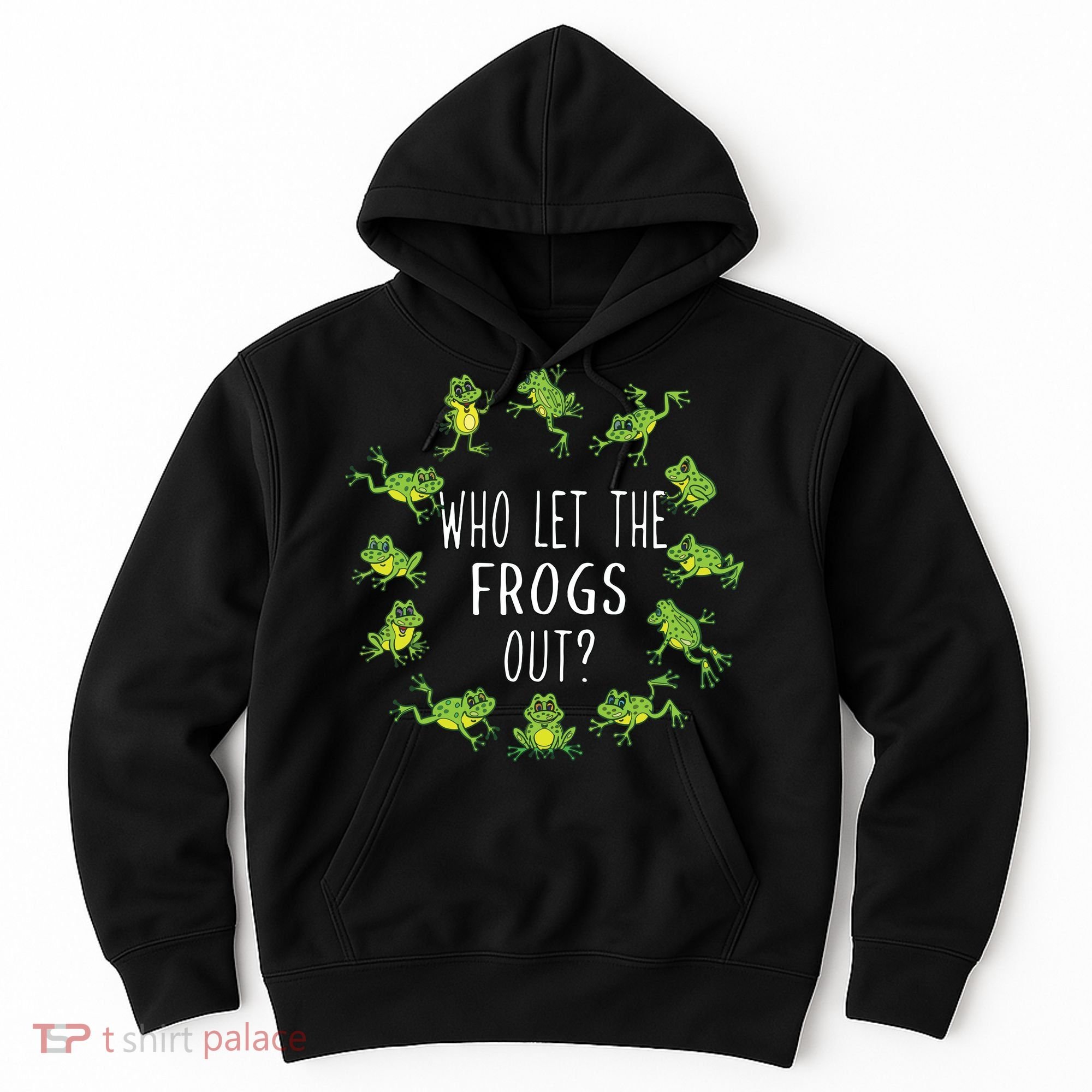 Funny Passover Who Let The Frogs Out Jewish Seder Hoodie