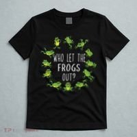 Funny Passover Who Let The Frogs Out Jewish Seder T-Shirt thumb 5