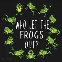 Funny Passover Who Let The Frogs Out Jewish Seder T-Shirt thumb 7