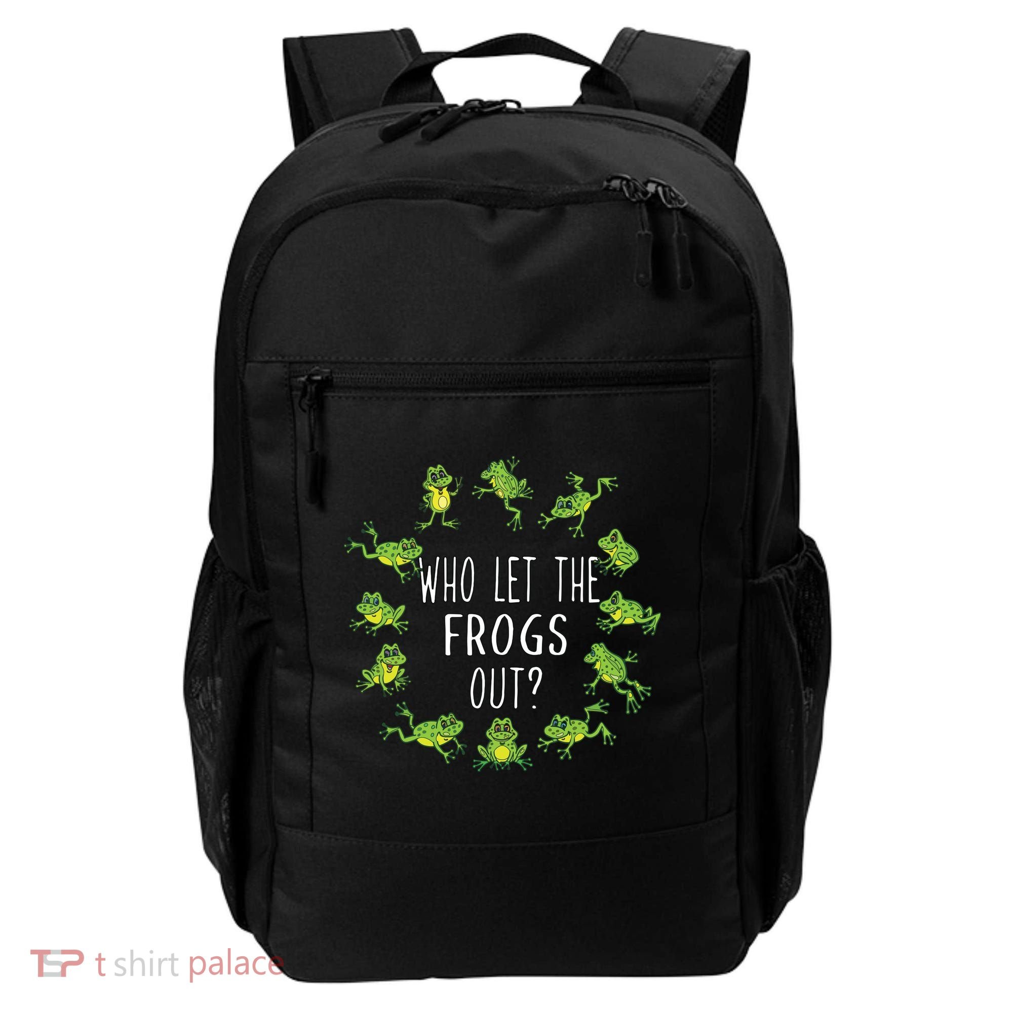Funny Passover Who Let The Frogs Out Jewish Seder Backpack
