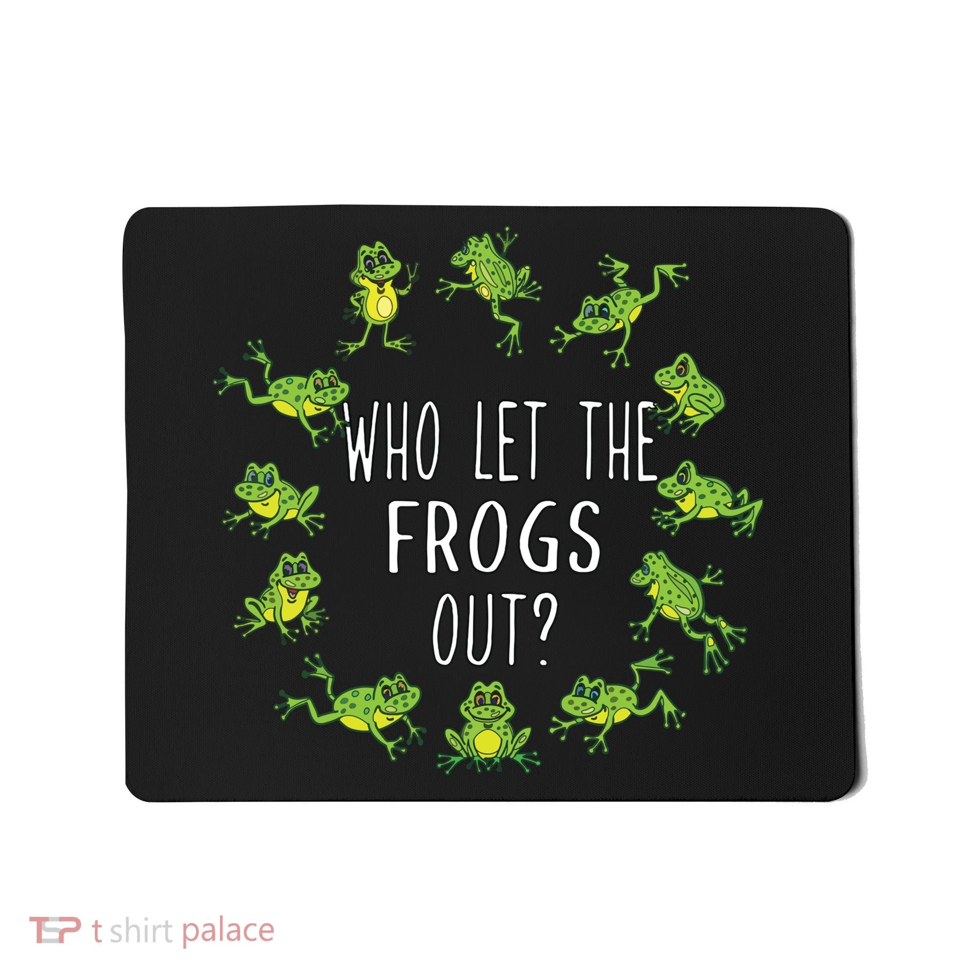 Funny Passover Who Let The Frogs Out Jewish Seder Mousepad