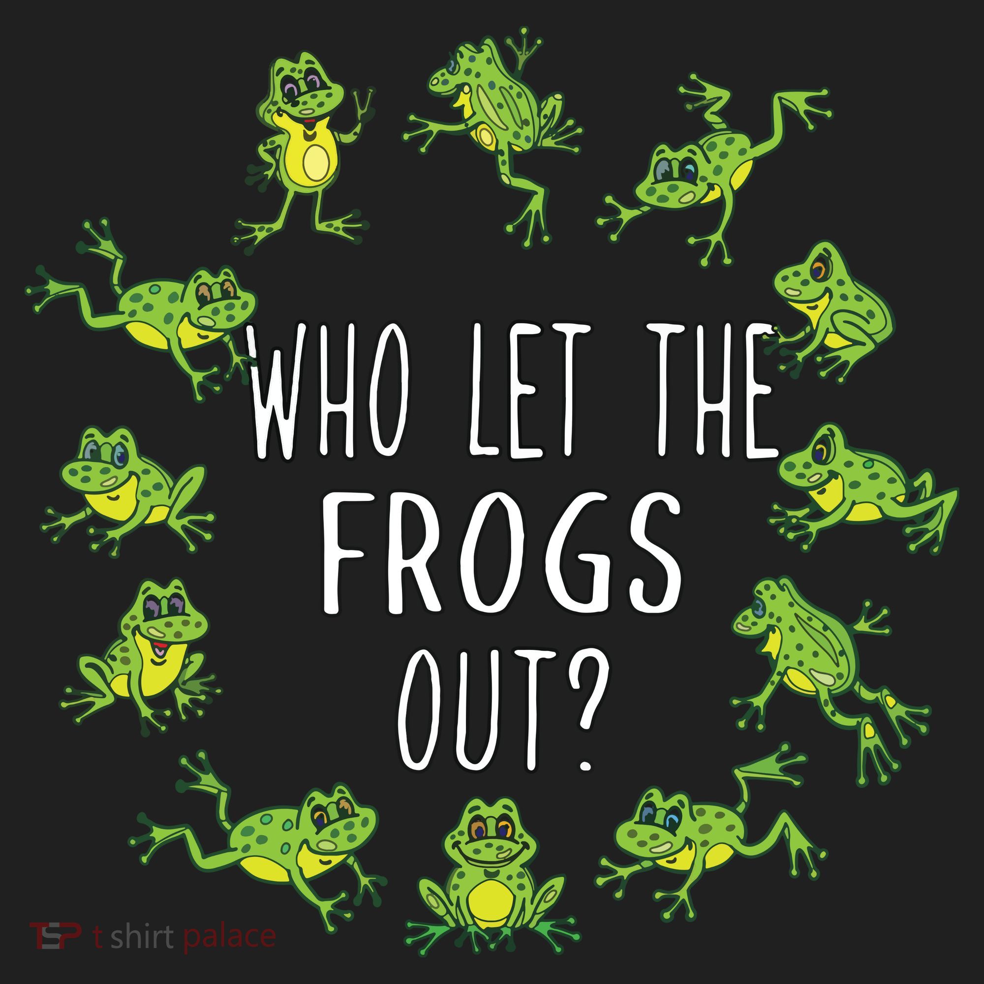 Funny Passover Who Let The Frogs Out Jewish Seder Golf Towel