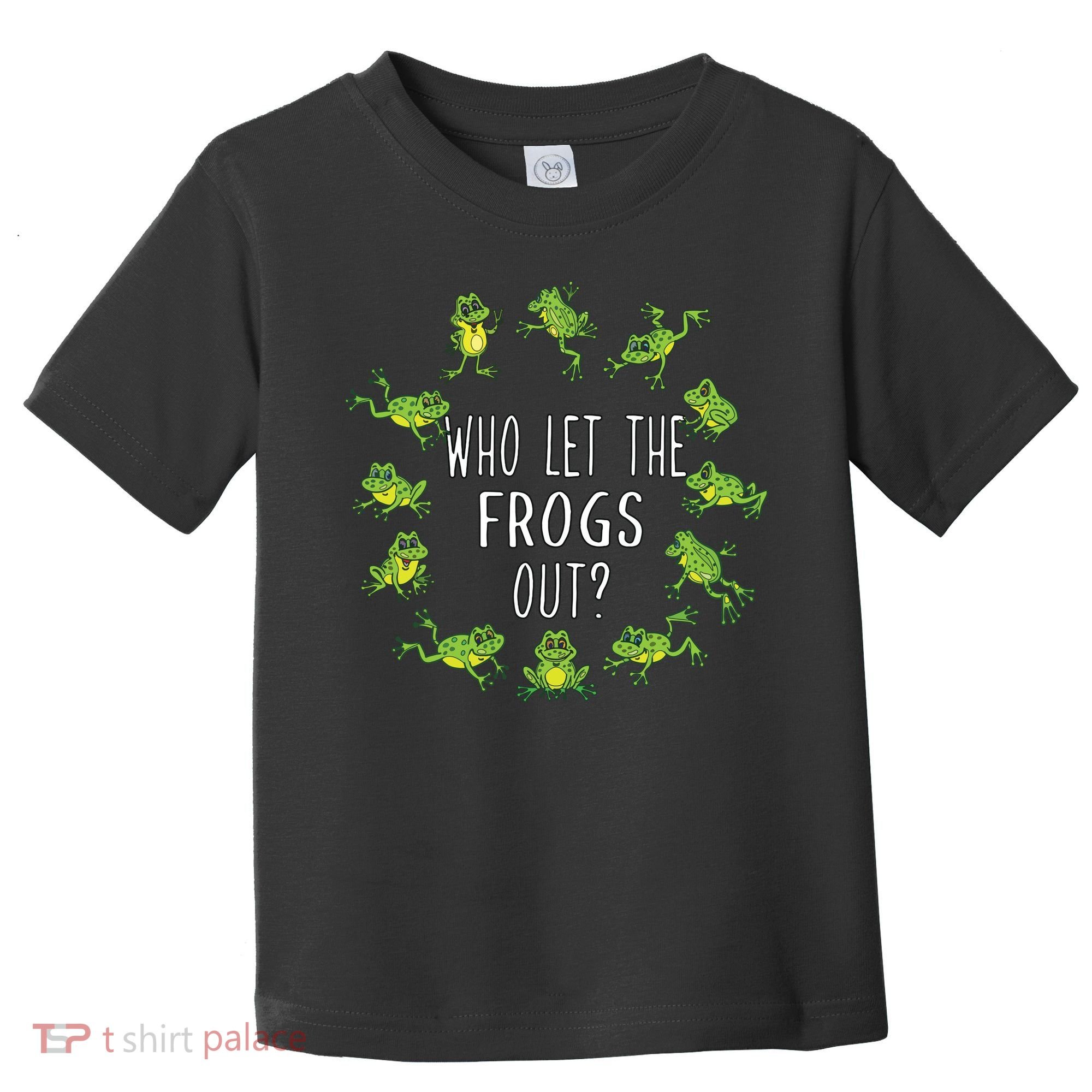 Funny Passover Who Let The Frogs Out Jewish Seder Toddler T-Shirt