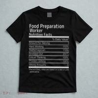 Food Preparation Worker Nutritional Facts Thanksgiving Xmas T-Shirt thumb 5