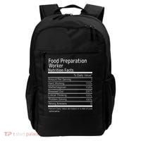 Food Preparation Worker Nutritional Facts Thanksgiving Xmas Backpack thumb 0