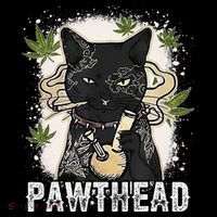 Funny Pawthead Weed Cat Smoking High Cannabis Cat 420 Stoner Coffee Mug thumb 5