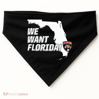 Florida Panther We Want Florida USA-Made Doggie Bandana