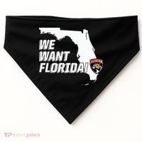 Florida Panther We Want Florida USA-Made Doggie Bandana thumb 0