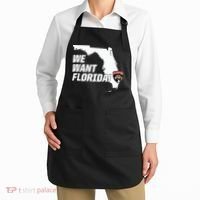 Florida Panther We Want Florida Apron thumb 2