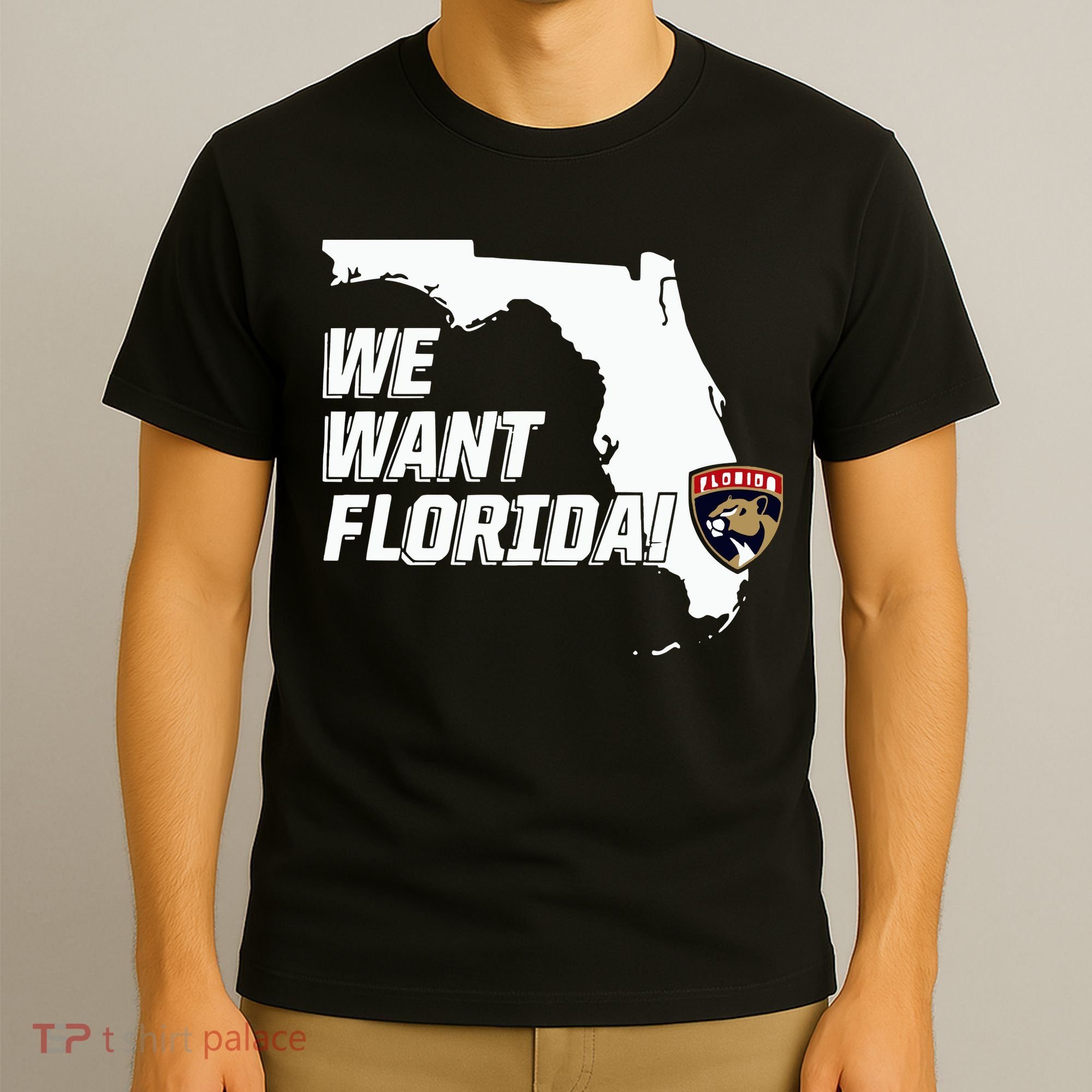 Florida Panther We Want Florida T-Shirt