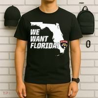 Florida Panther We Want Florida T-Shirt thumb 6