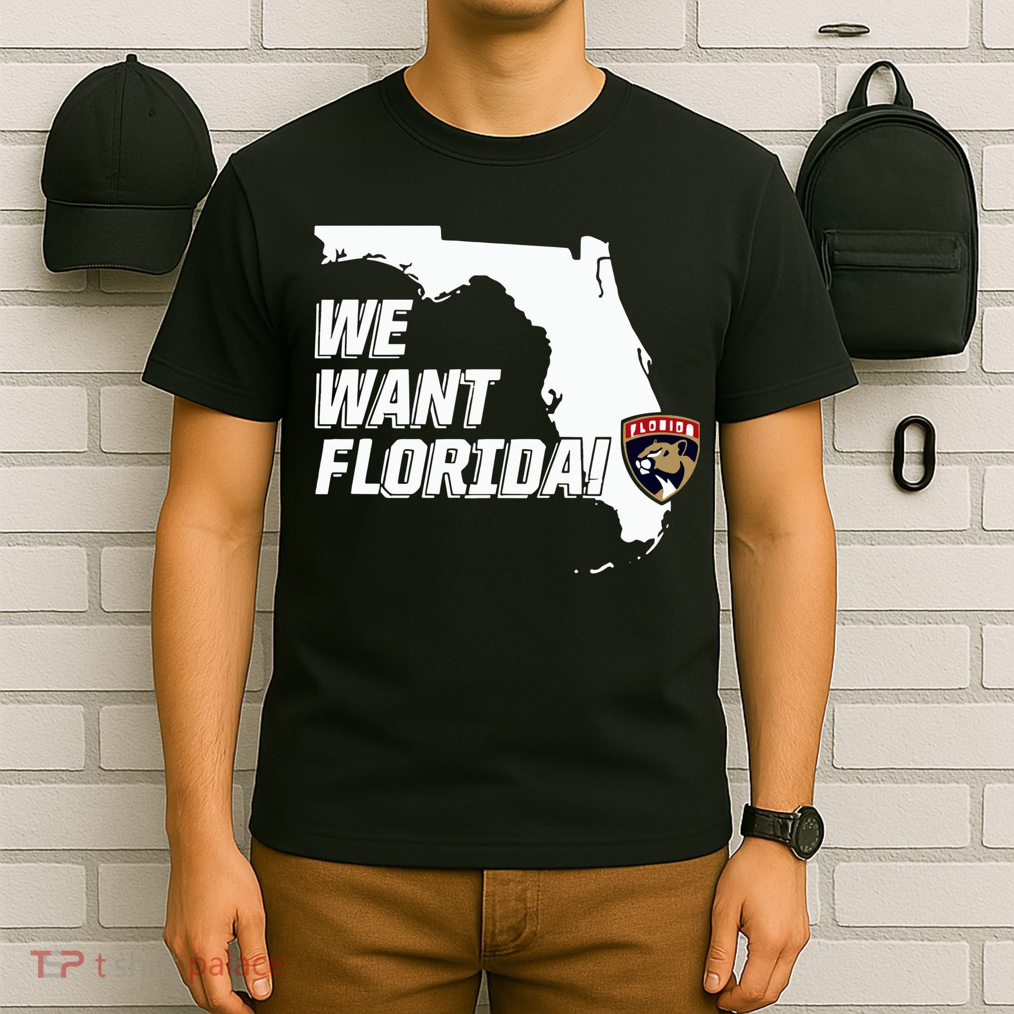 Florida Panther We Want Florida T-Shirt