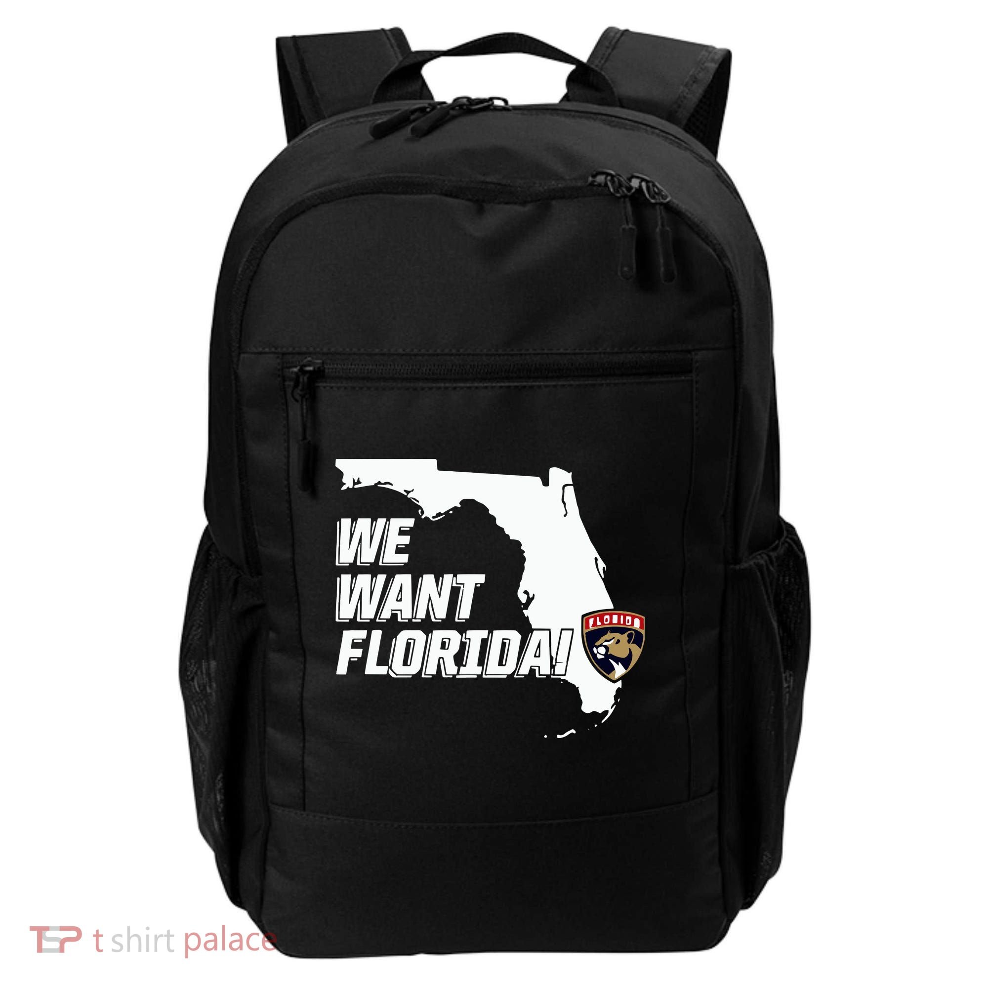 Florida Panther We Want Florida Backpack