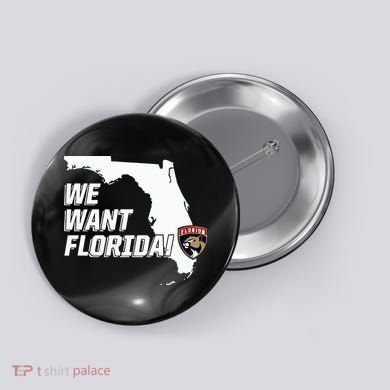 Florida Panther We Want Florida Button