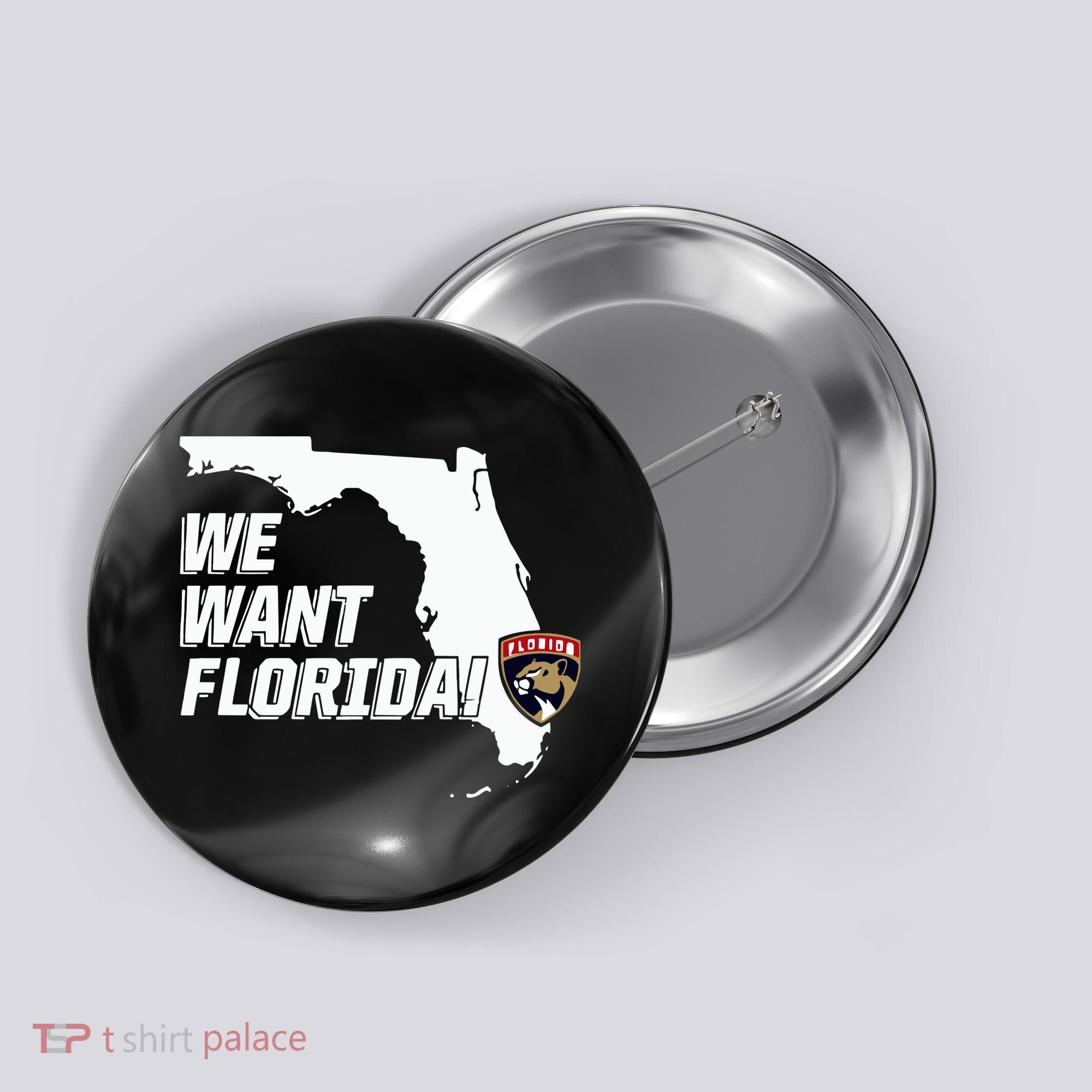 Florida Panther We Want Florida Button