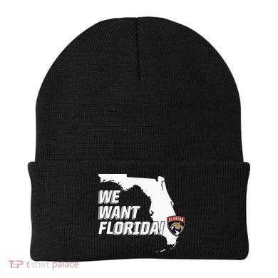 Florida Panther We Want Florida Beanie