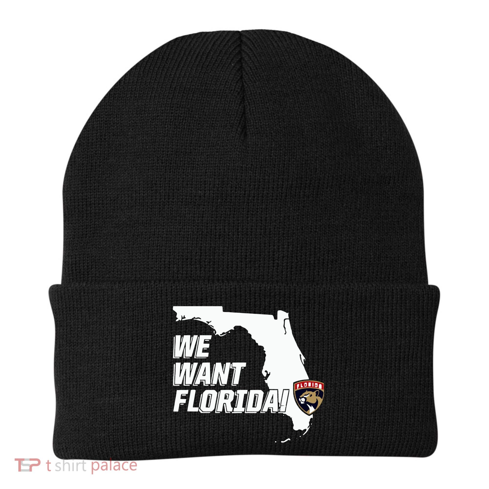 Florida Panther We Want Florida Beanie