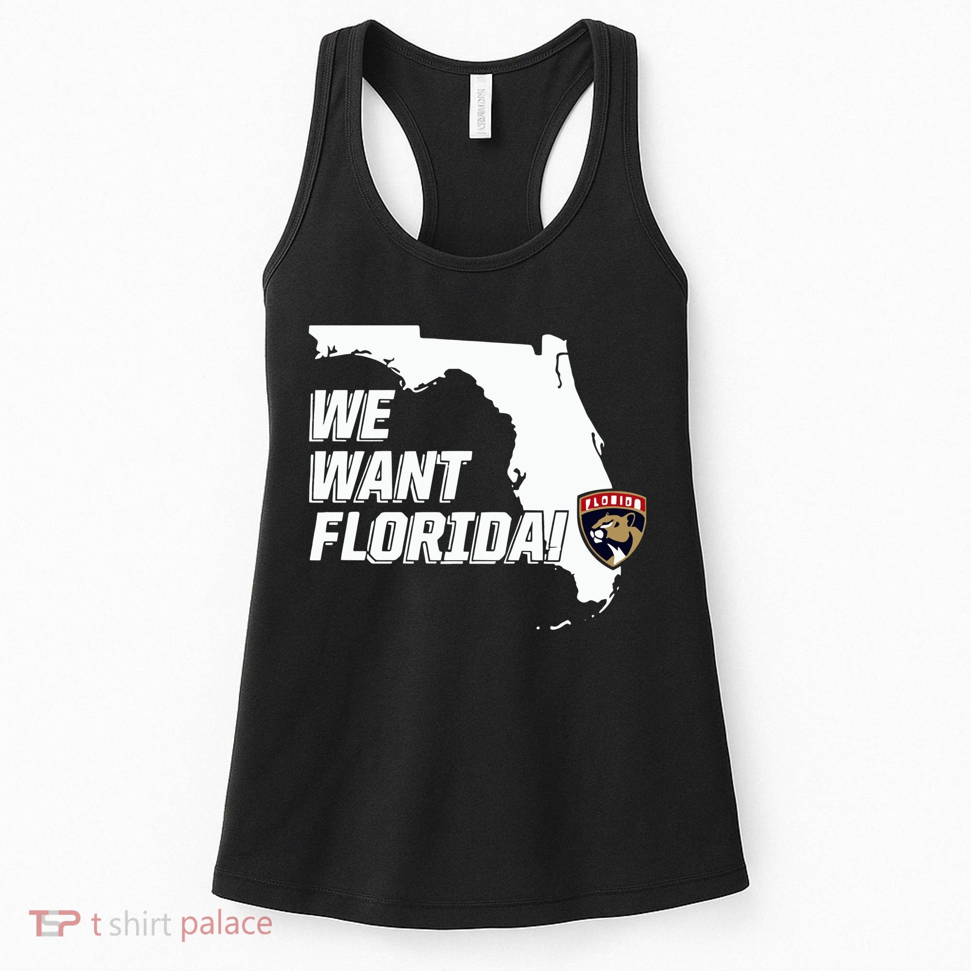 Florida Panther We Want Florida Women's Tank Top