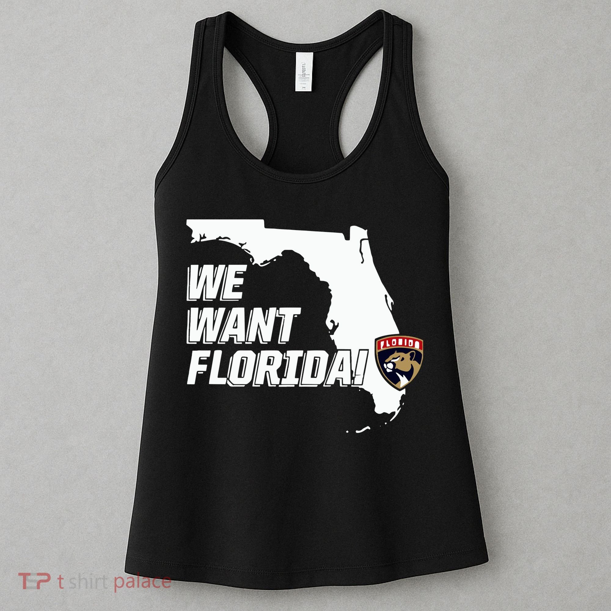Florida Panther We Want Florida Women's Tank Top