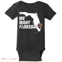 Florida Panther We Want Florida Baby Bodysuit thumb 0