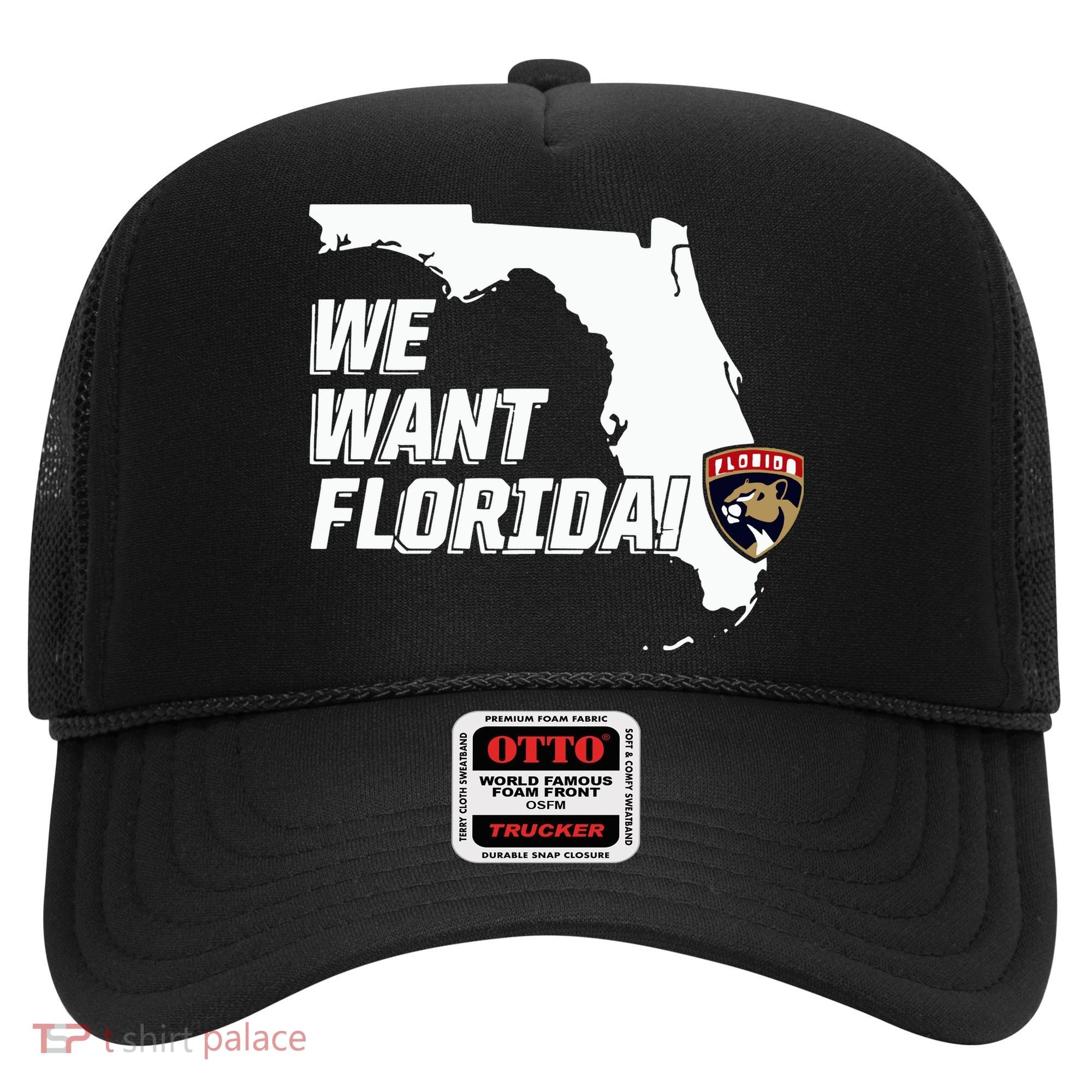 Florida Panther We Want Florida Hat