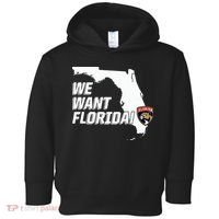 Florida Panther We Want Florida Toddler Hoodie thumb 0