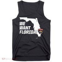 Florida Panther We Want Florida Tank Top thumb 0