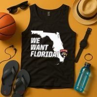 Florida Panther We Want Florida Tank Top thumb 4