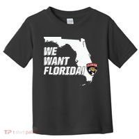 Florida Panther We Want Florida Toddler T-Shirt thumb 0