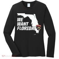 Florida Panther We Want Florida Women's Long Sleeve Shirt thumb 0