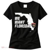 Florida Panther We Want Florida Women's T-Shirt thumb 0